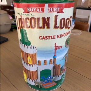 Lincoln Logs Castle Kingdom Set vintage
